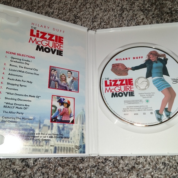 The Lizzie McGuire Movie DVD - Picture 3 of 3